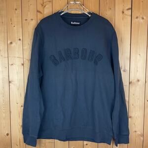 Men's Barbour Crewneck Sweatshirt, Black - Size L